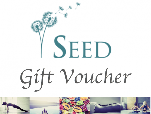 seed wellness, seed gift voucher, wellness voucher, spa voucher, wellness, gifts ideas, gift of wellness