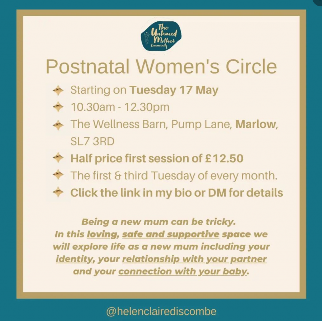 postnatal women's circle, new mums, baby circle, baby group, helen discombe, seed childbirth collective,
