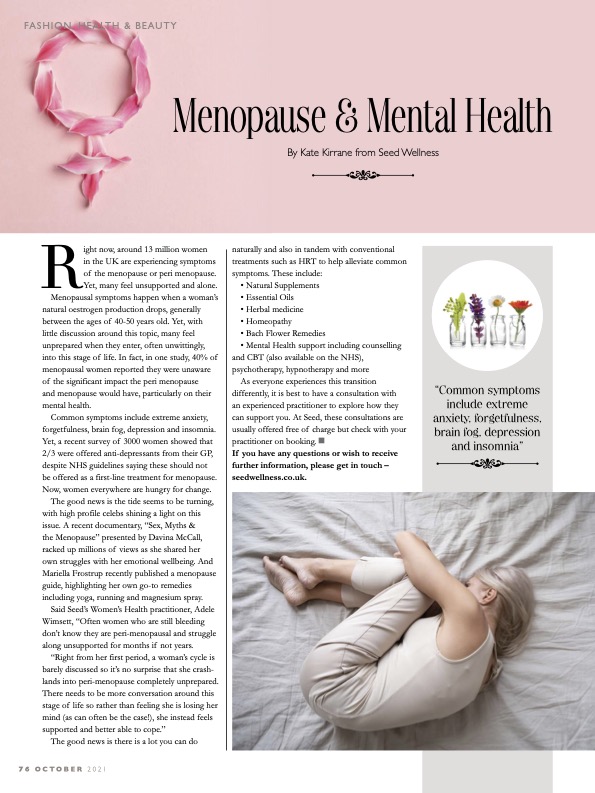 menopause and mental health